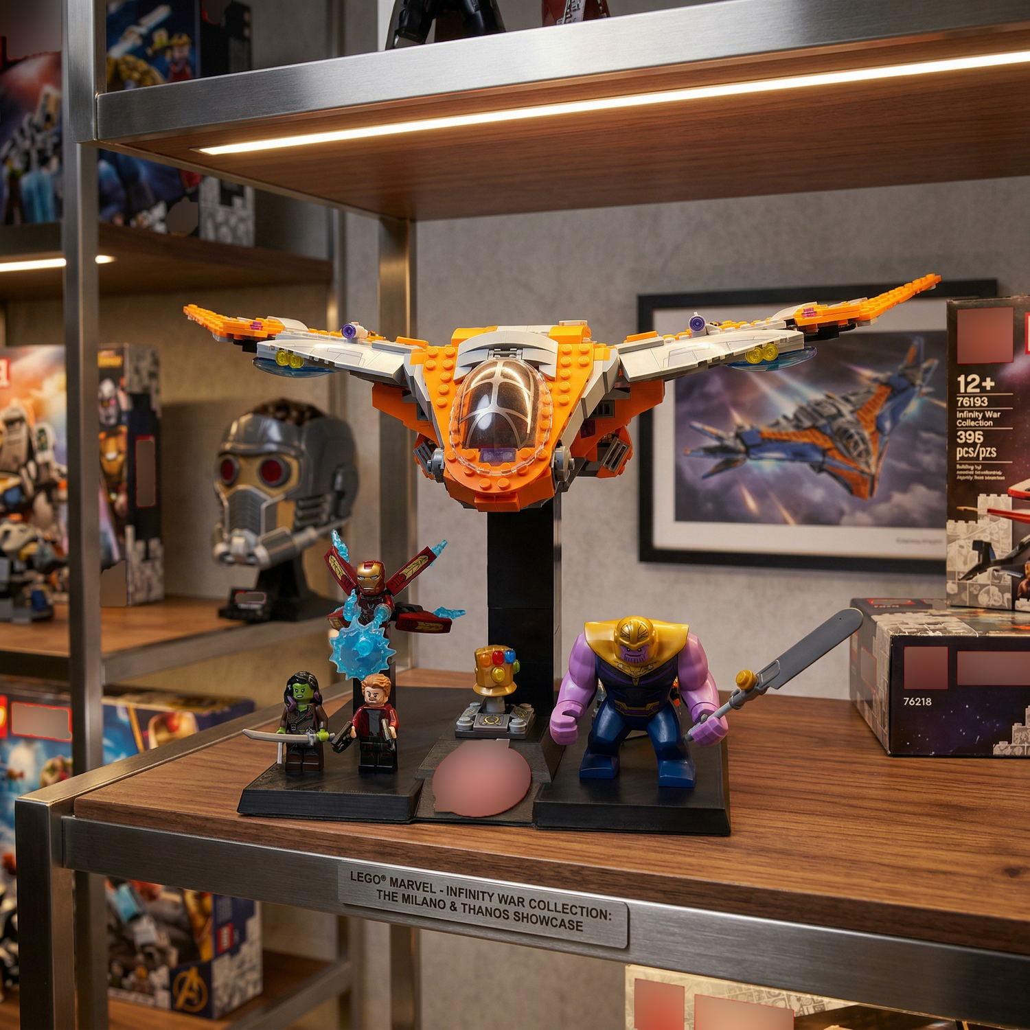 Supports LEGO MARVEL