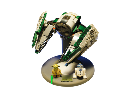 Support d’exposition LEGO Star Wars - 75360-75168 Yoda's Jedi Starfighter