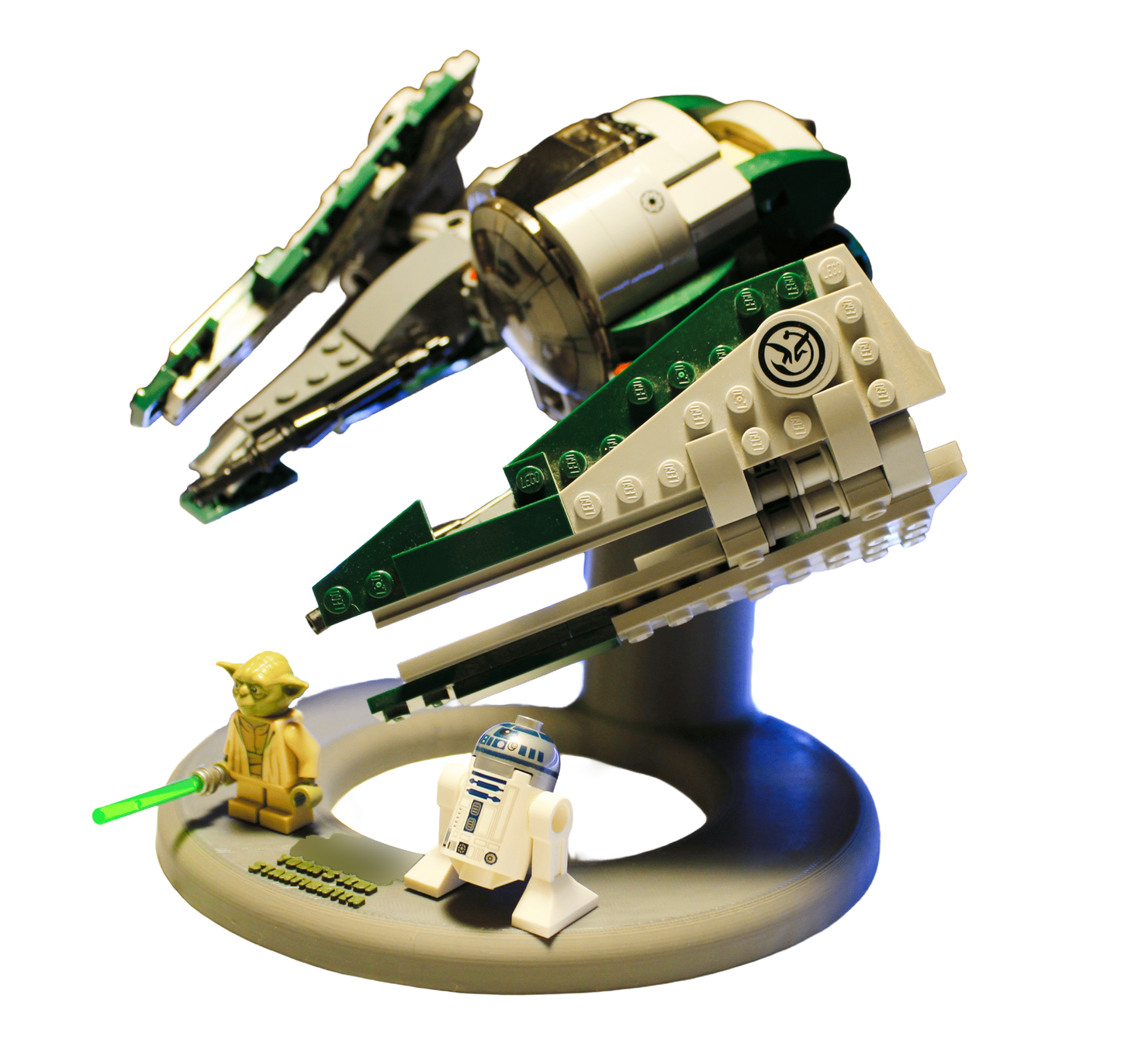 Support d’exposition LEGO Star Wars - 75360-75168 Yoda's Jedi Starfighter