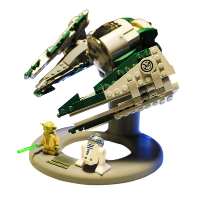 Support d’exposition LEGO Star Wars - 75360-75168 Yoda's Jedi Starfighter