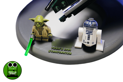 Support d’exposition LEGO Star Wars - 75360-75168 Yoda's Jedi Starfighter