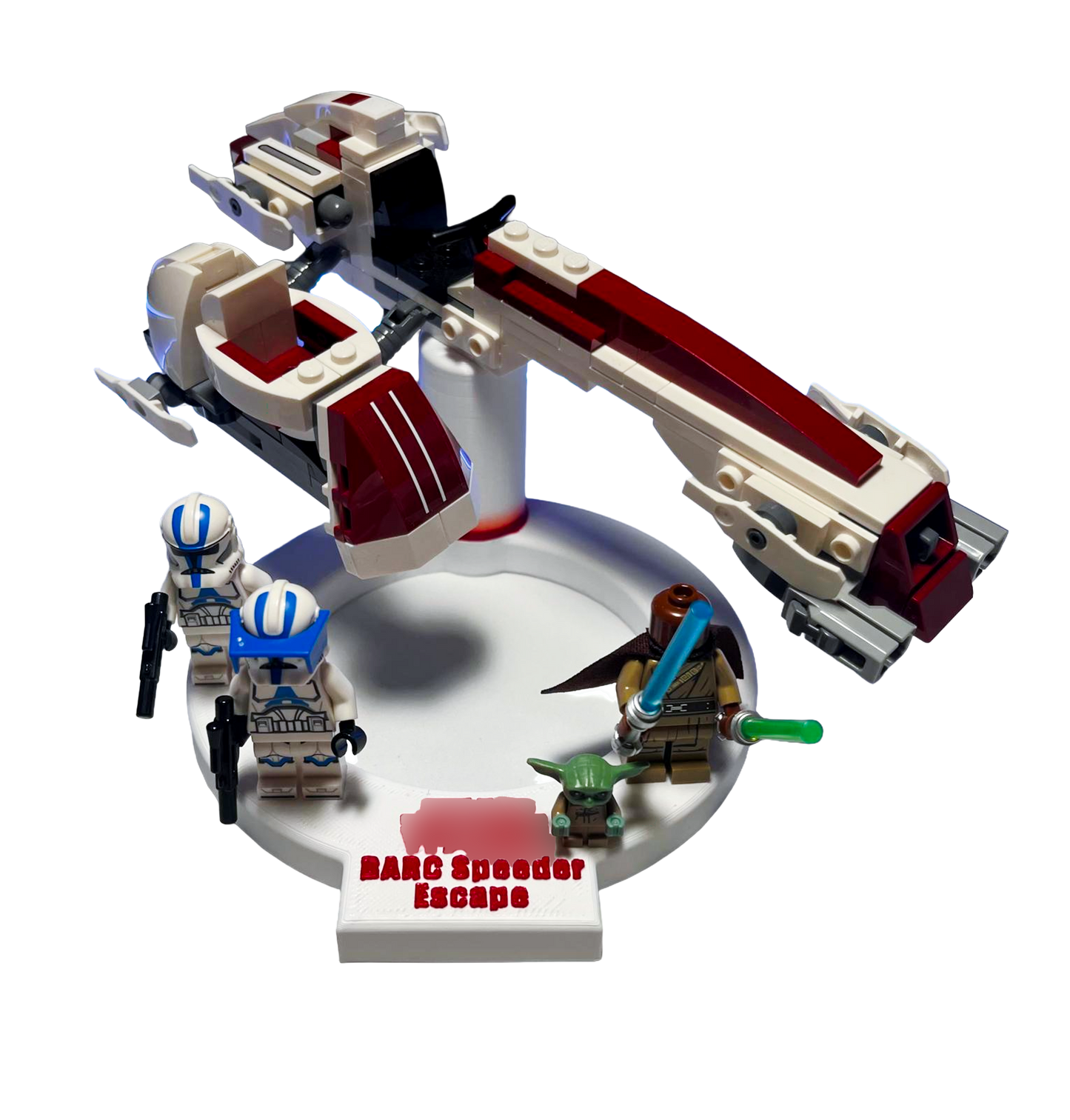 Support d’exposition LEGO Star Wars - 75378 BARC Speeder Escape