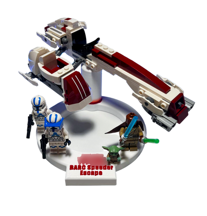 Support d’exposition LEGO Star Wars - 75378 BARC Speeder Escape