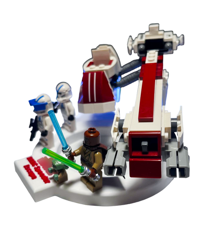 Support d’exposition LEGO Star Wars - 75378 BARC Speeder Escape