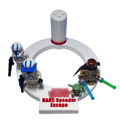 Support d’exposition LEGO Star Wars - 75378 BARC Speeder Escape
