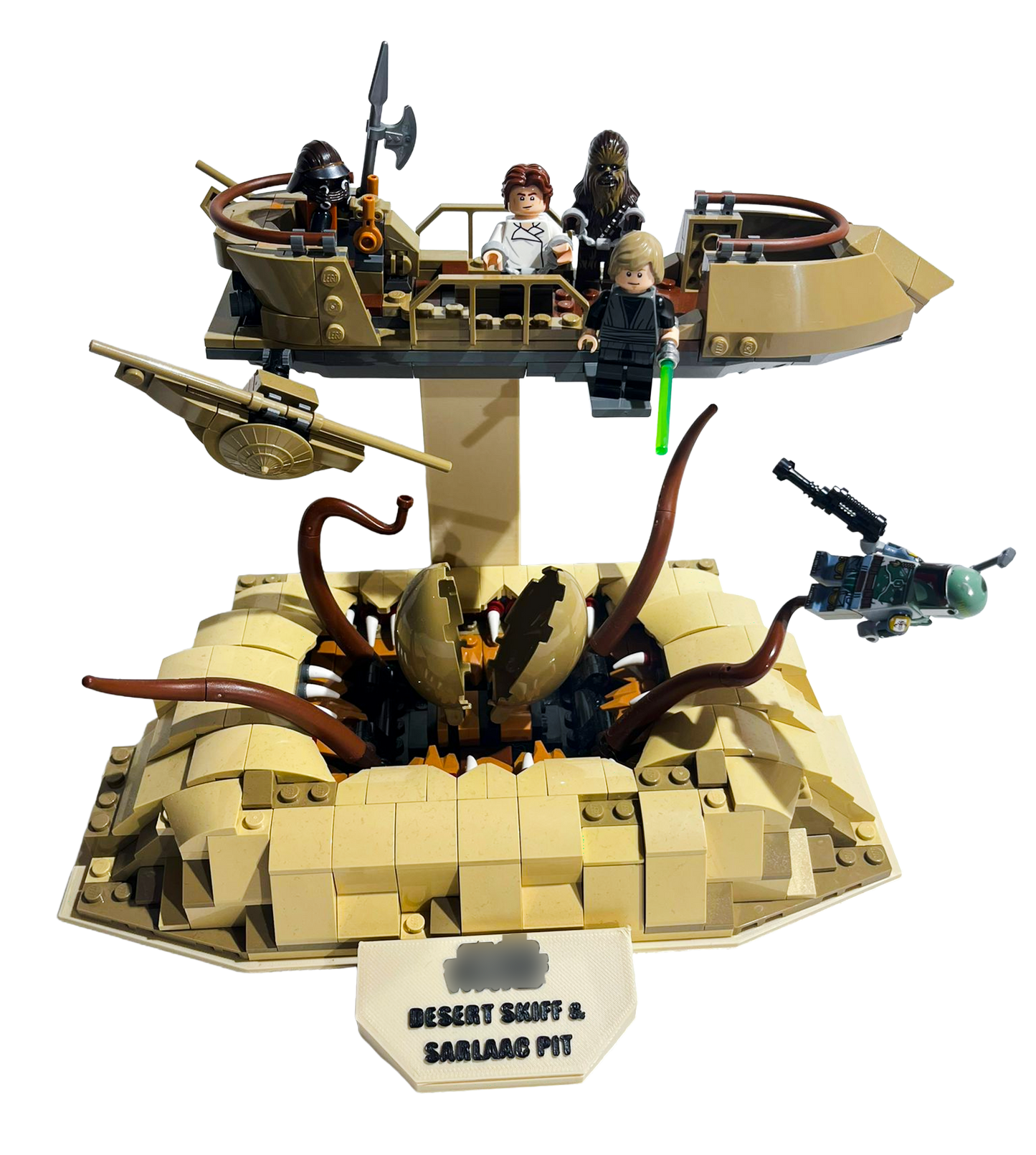 Support d’exposition LEGO Star Wars - 75396 Desert Skiff & Sarlacc Pit