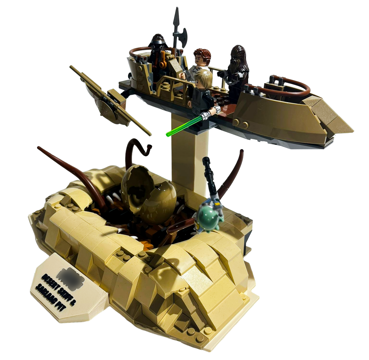 Support d’exposition LEGO Star Wars - 75396 Desert Skiff & Sarlacc Pit