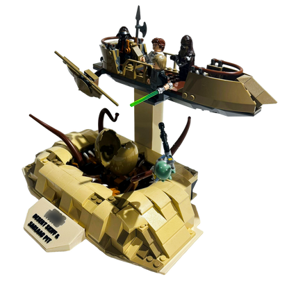 Support d’exposition LEGO Star Wars - 75396 Desert Skiff & Sarlacc Pit
