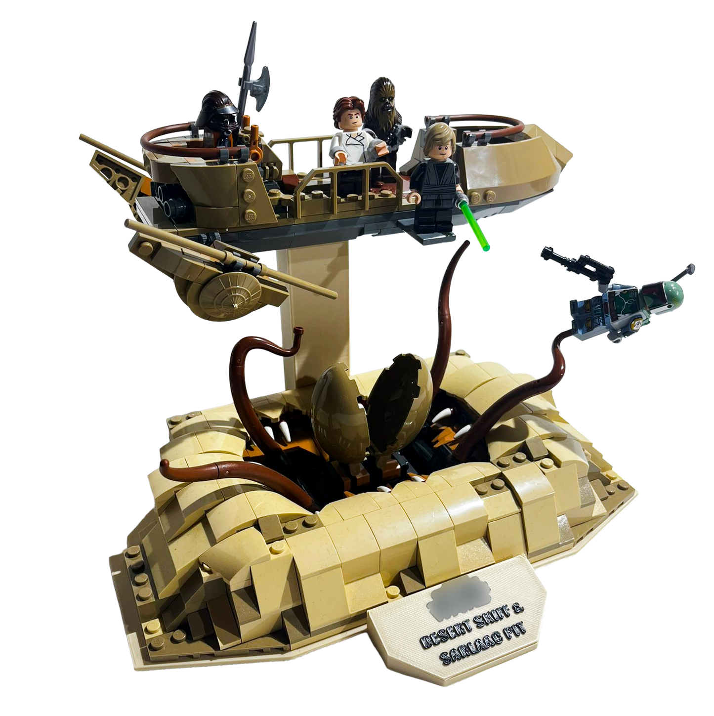 Support d’exposition LEGO Star Wars - 75396 Desert Skiff & Sarlacc Pit
