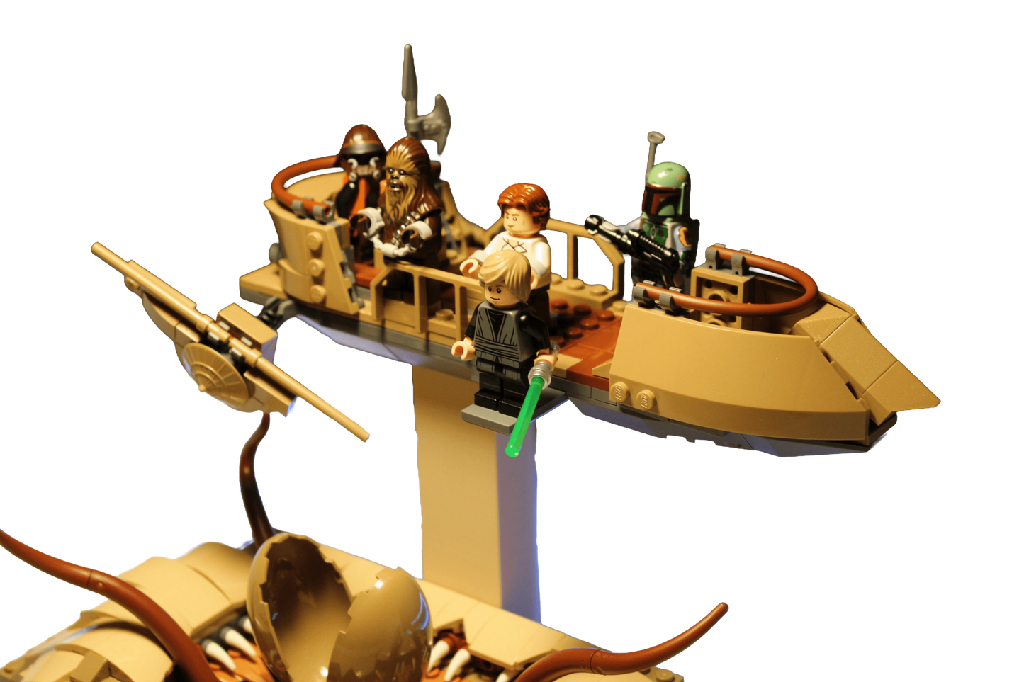 Support d’exposition LEGO Star Wars - 75396 Desert Skiff & Sarlacc Pit