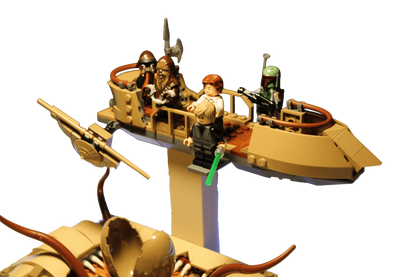 Support d’exposition LEGO Star Wars - 75396 Desert Skiff & Sarlacc Pit