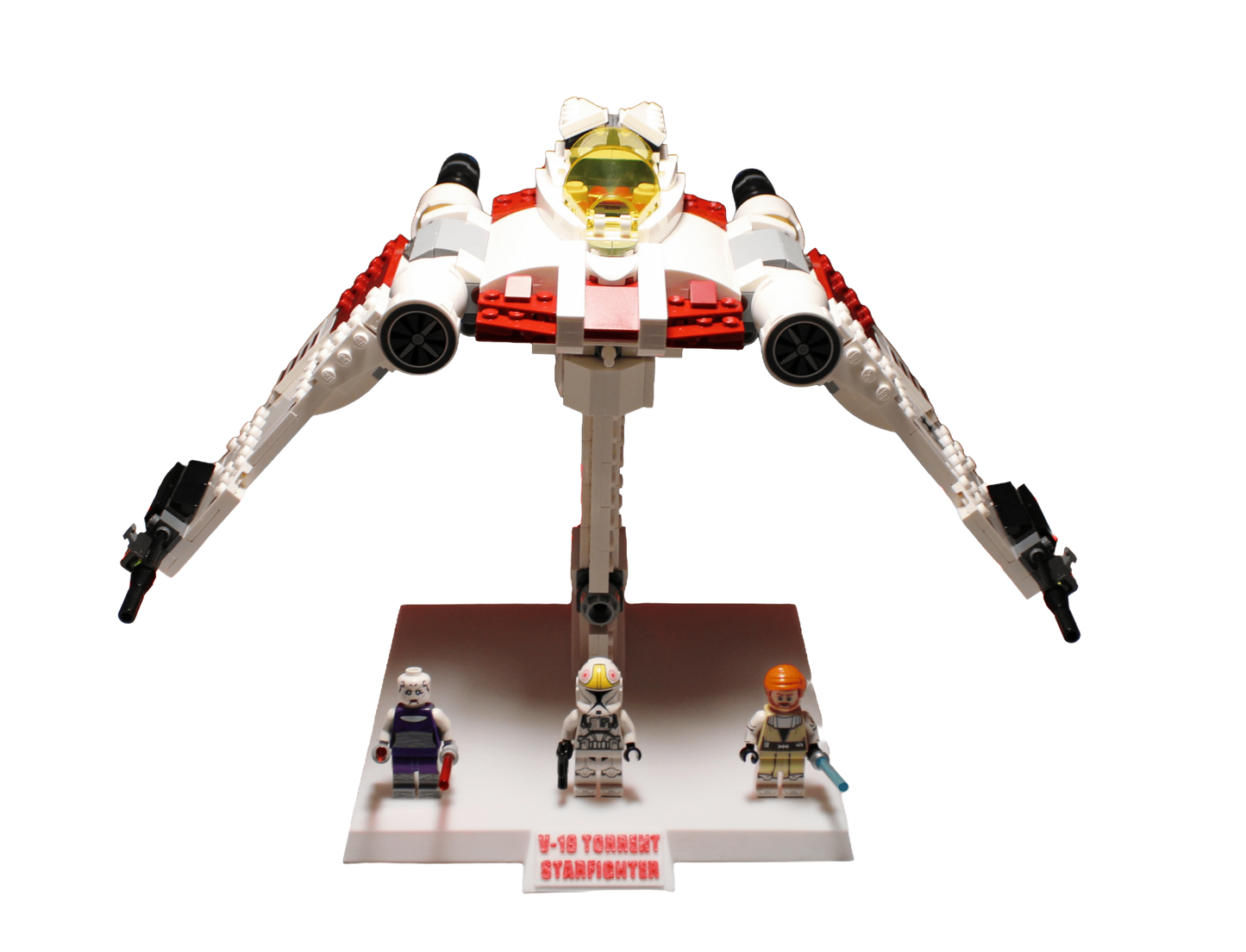 Support d’exposition LEGO Star Wars - 75432 V-19 Torrent Starfighter