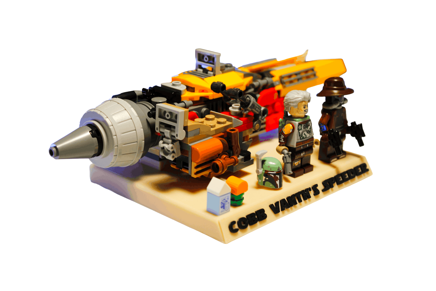 Support d’exposition LEGO Star Wars - 75437 Cobb Vanth's Speeder