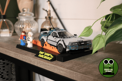 Support d’exposition LEGO Retour vers le Futur Version 1 - 77256 Time Machine From Back to the Future