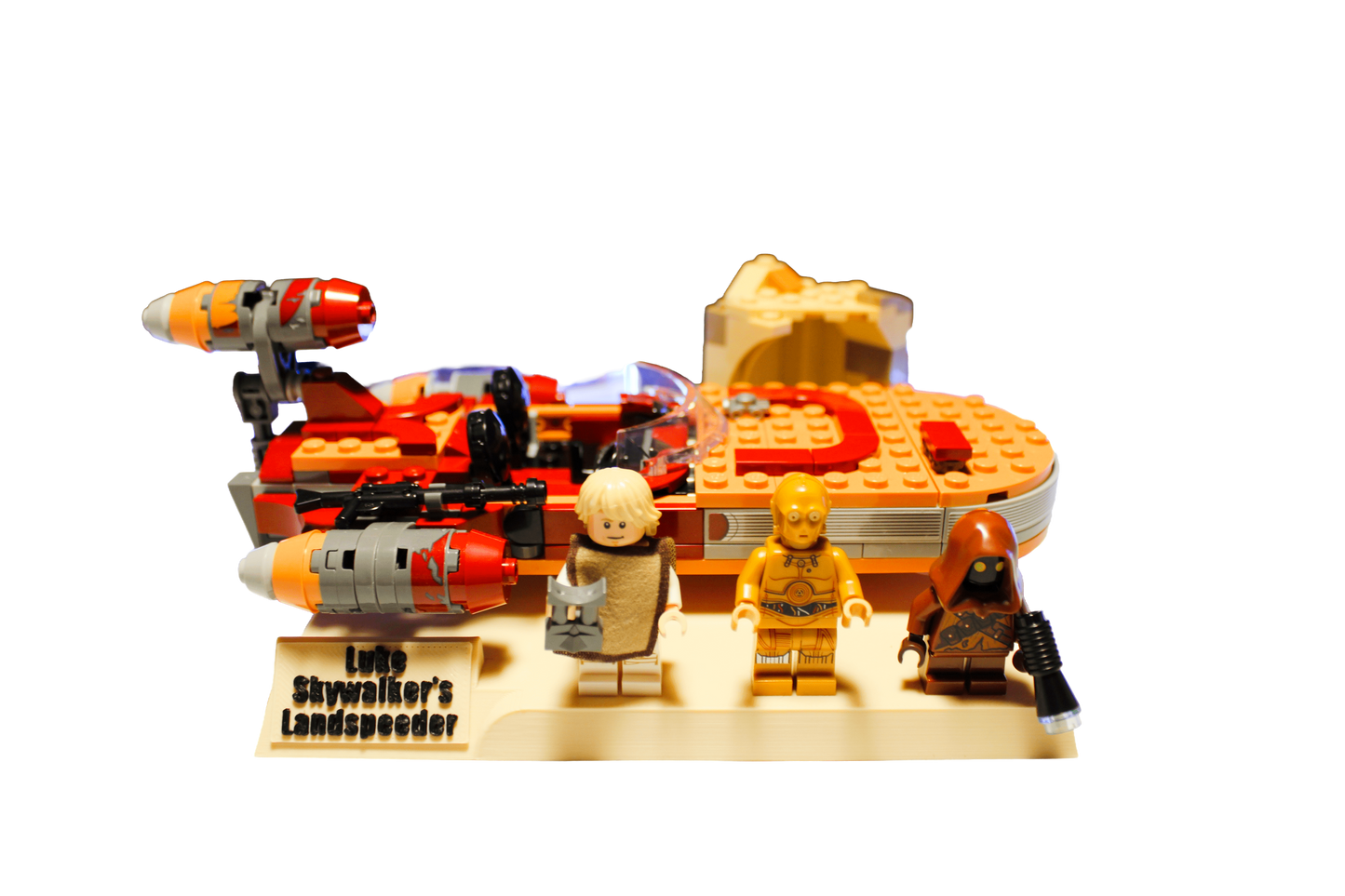Support d’exposition LEGO Star Wars - 75271 Luke Skywalker's Landspeeder