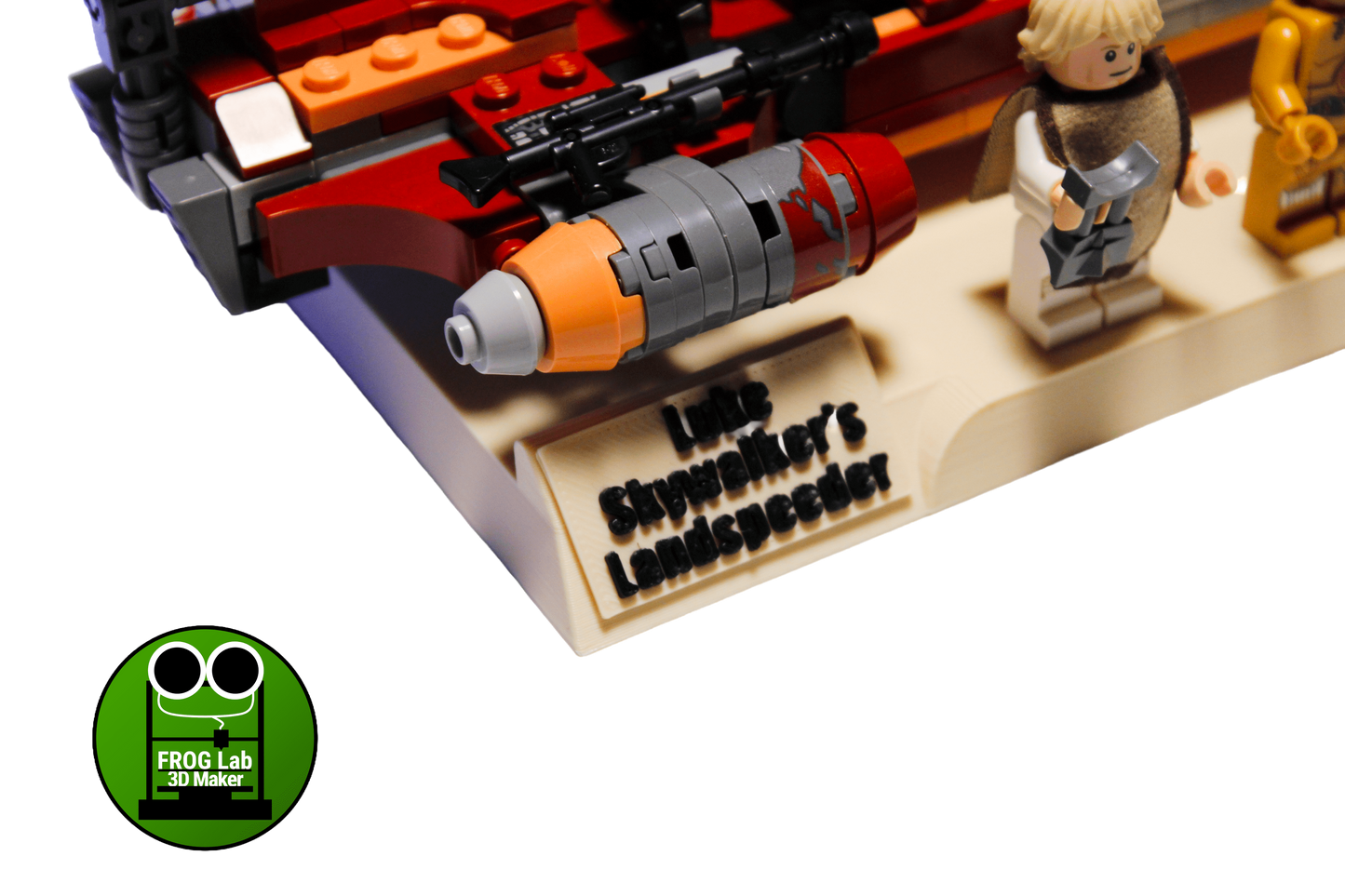 Support d’exposition LEGO Star Wars - 75271 Luke Skywalker's Landspeeder