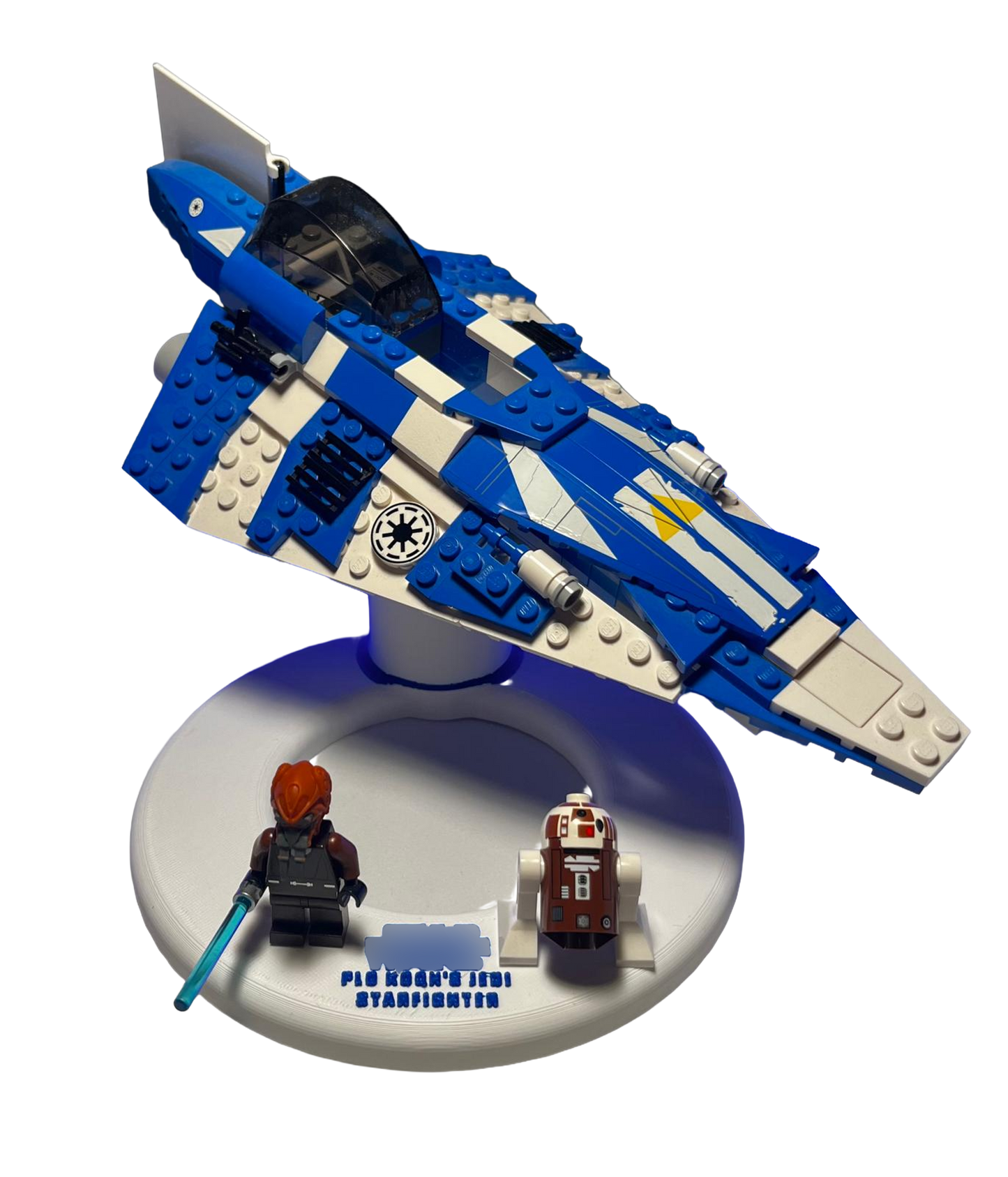 Support d’exposition LEGO Star Wars - 8093 Plo Koon's Jedi Starfighter