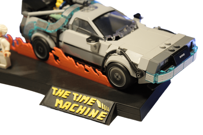 Support d’exposition LEGO Retour vers le Futur Version 1 - 77256 Time Machine From Back to the Future