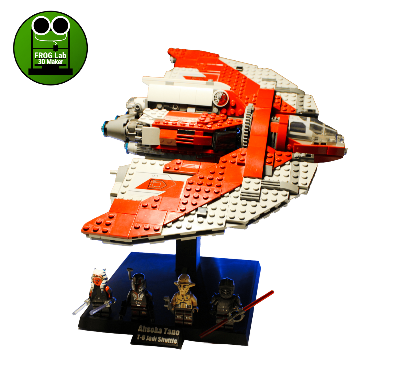 Support d’exposition LEGO Star Wars - 75362 Ahsoka Tano's T-6 Jedi Shuttle