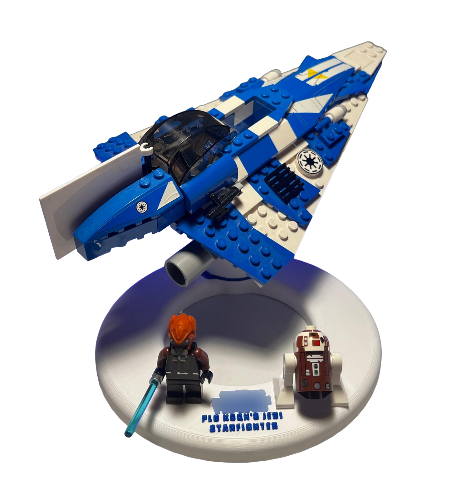 Support d’exposition LEGO Star Wars - 8093 Plo Koon's Jedi Starfighter