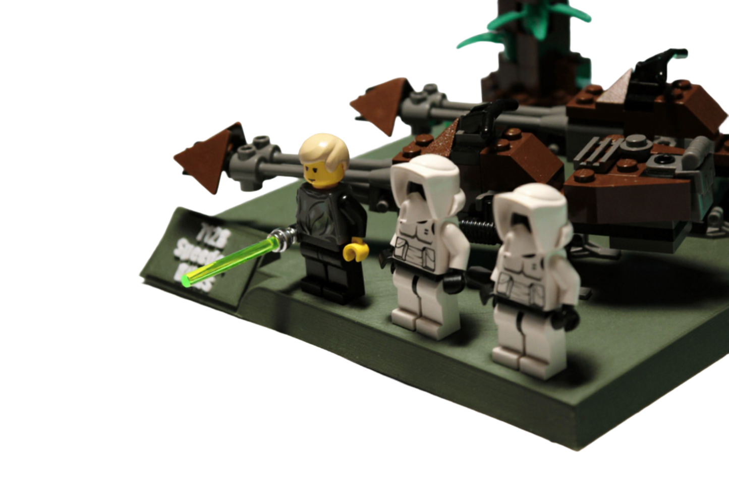 Support d’exposition LEGO Star Wars - 7128 Speeder Bikes