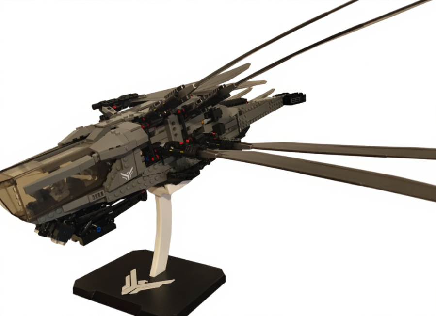 Support d’exposition LEGO DUNE - 10327 Dune Atreides Royal Ornithopter