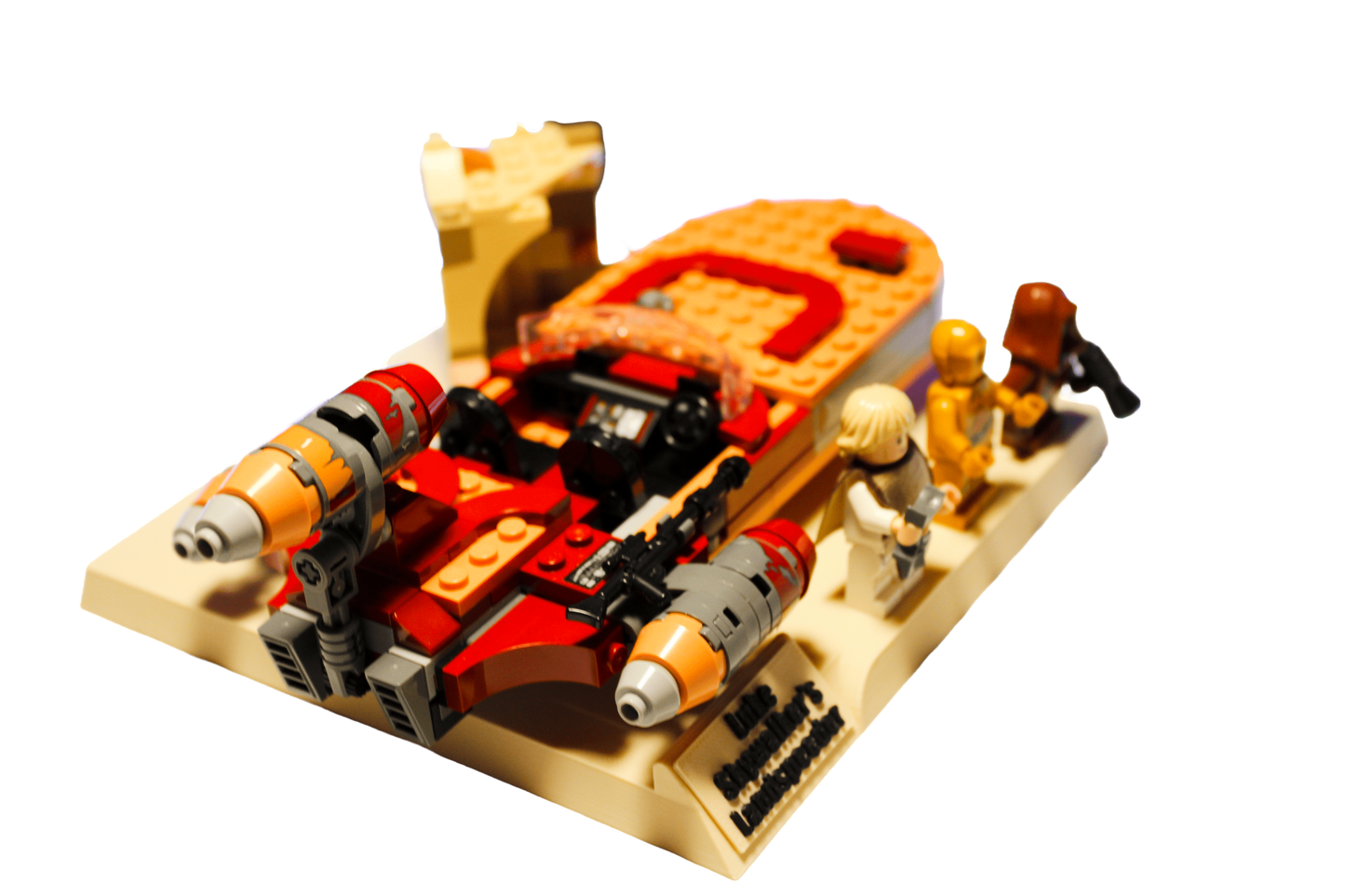 Support d’exposition LEGO Star Wars - 75271 Luke Skywalker's Landspeeder