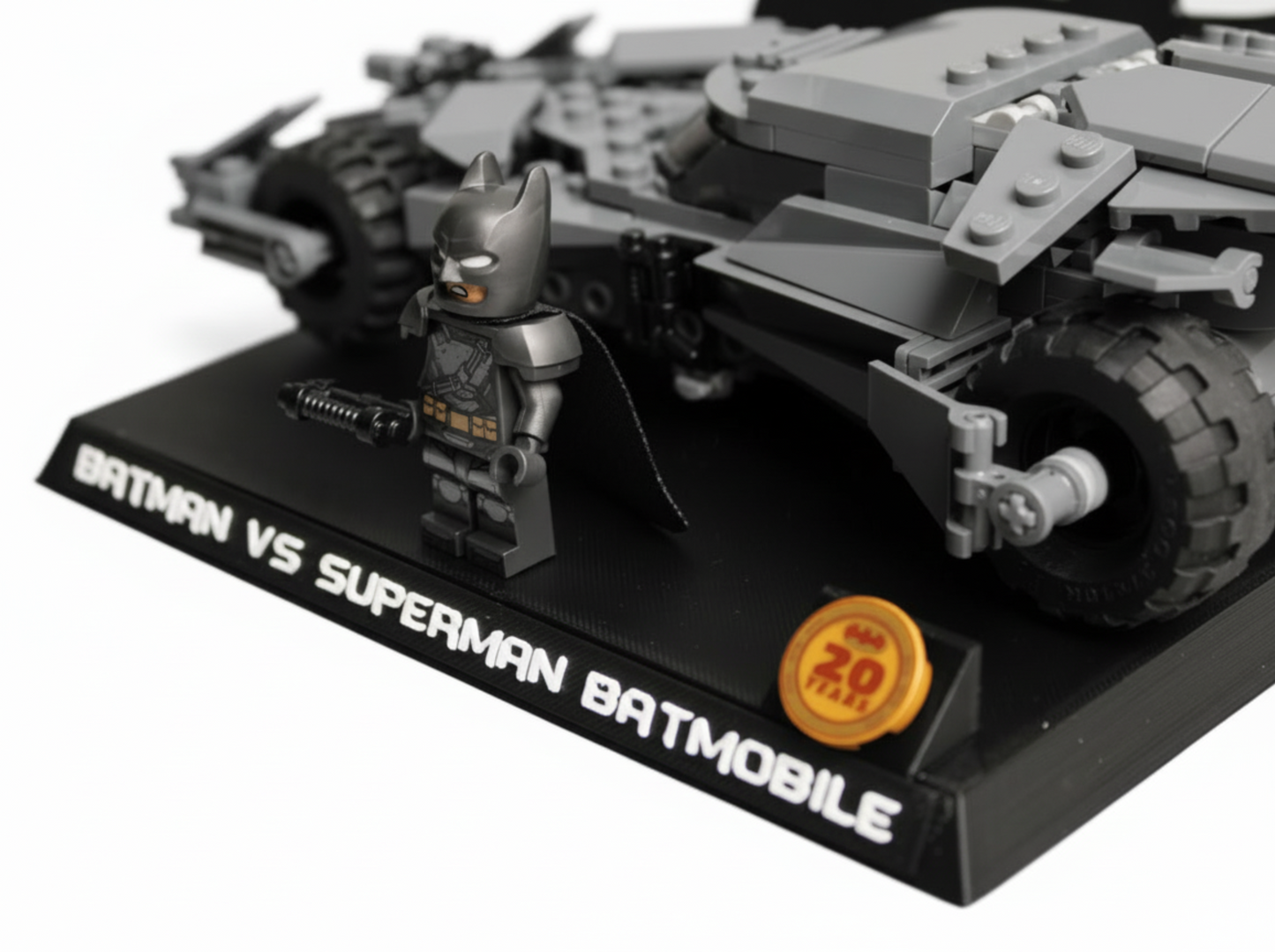 Support d’exposition LEGO DC Batman - 76331 Batman vs Superman Batmobile