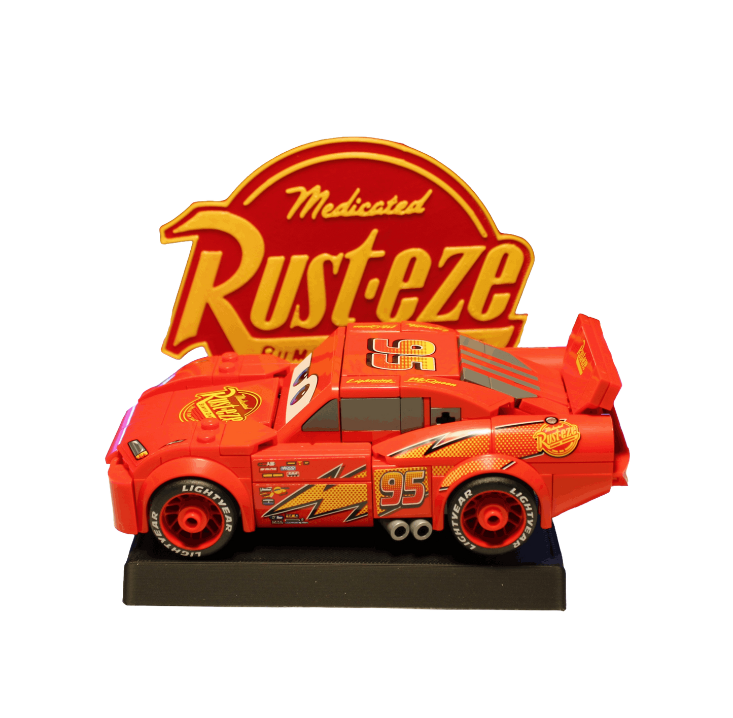Support d’exposition LEGO Speed Champions - 77255 Lightning McQueen