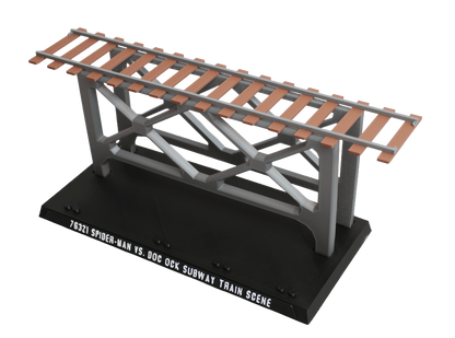 Support d’exposition LEGO Marvel - 76321 Spider-Man vs. Doc Ock Subway Train Scene