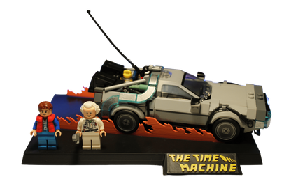 Support d’exposition LEGO Retour vers le Futur Version 1 - 77256 Time Machine From Back to the Future