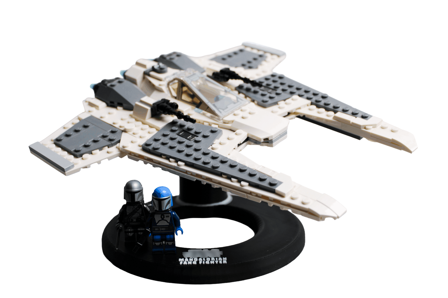 Support d’exposition LEGO Star Wars - 75348 Mandalorian Fang Fighter
